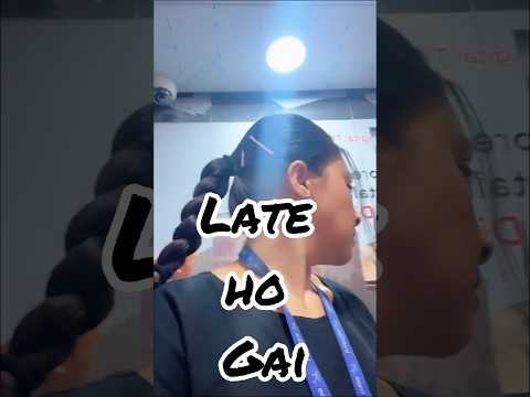 Late ho gai 😨🩷😊✈️ #minivlog #cabincrew #dailyshorts #shortsvideo #viral #youtube #lifestyle #yt