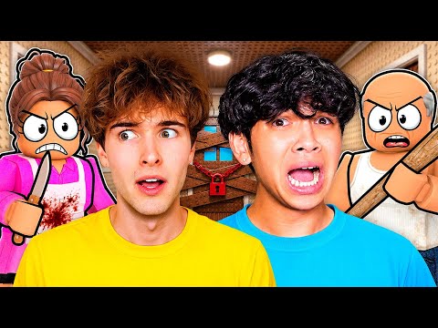 ESCAPING OUR EVIL PARENTS IN ROBLOX...