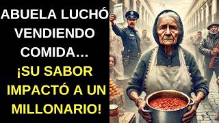 UNA ABUELA LUCHÓ VENDIENDO COMIDA EN LA CALLE… ¡HASTA QUE SU SABOR IMPACTÓ A UN MILLONARIO!