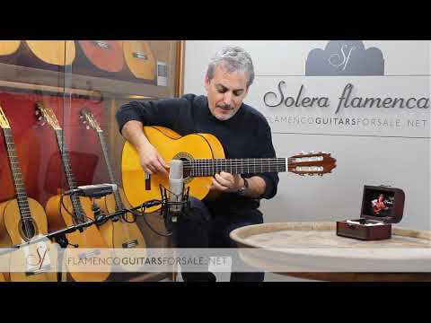 Francisco Sánchez Flamenco guitar 2018 Natural French Polish Spruce/Cypress (Blanca) image 10