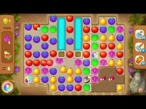 Gardenscapes Level 1900 With No Boosters - Sunroom: Exotic Flowers