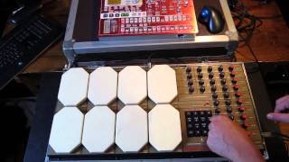 Video thumbnail for MPC Electronics MPC-1 Vintage Analog Drum Machine Demo w MIDI2SDS MIDI Retrofit [mpc1] by fishjaco