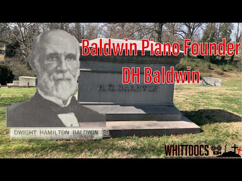 Famous Graves - Visiting the Famous Gravesite of Baldwin Piano Founder DH Baldwin