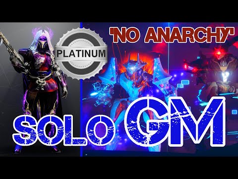 NO ANARCHY: Solo 1360 Grandmaster Nightfall (Platinum) HUNTER - Inverted Spire Destiny 2