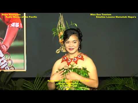 EMELINE LOUENA M  NAPAA -  MISS EUA TOURISM - ISLAND CREATION & SARONG HEILALA COMPETITION 2019