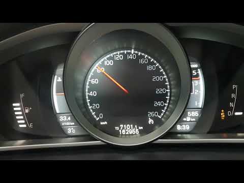 Volvo V40 D4 190 hp acceleration (40-190 kmh)