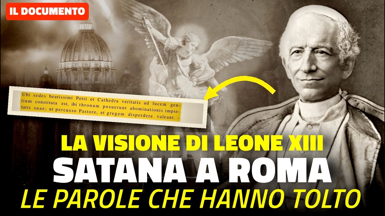 La visione di Leone XIII e la frase tolta dalla preghiera a San Michele