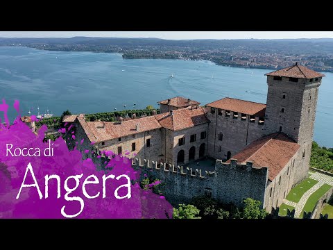 La Rocca di Angera vista dal drone