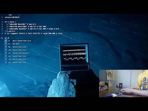 Making chillstep music with code | Tidal Cycles live coding performance