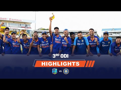 WI v IND | 3rd ODI Highlights | India Tour of West Indies | Watch LIVE on FanCode