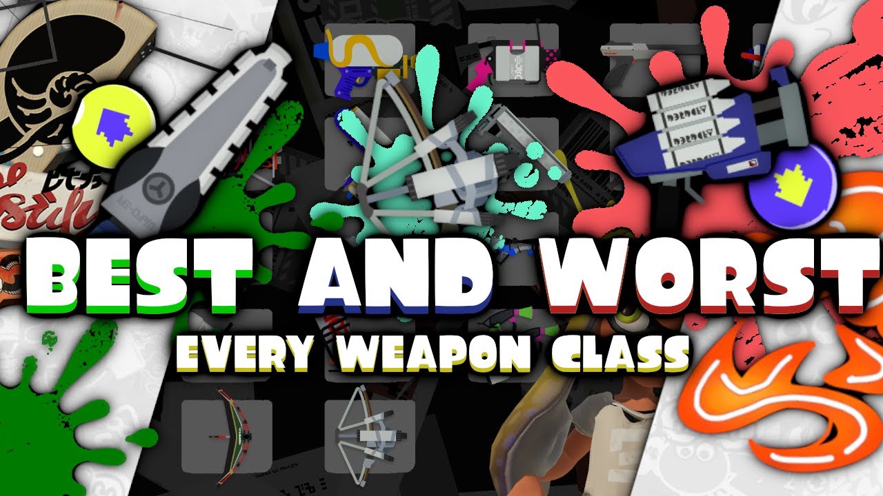 BEST And WORST Weapon In EVERY Class [Splatoon 3]