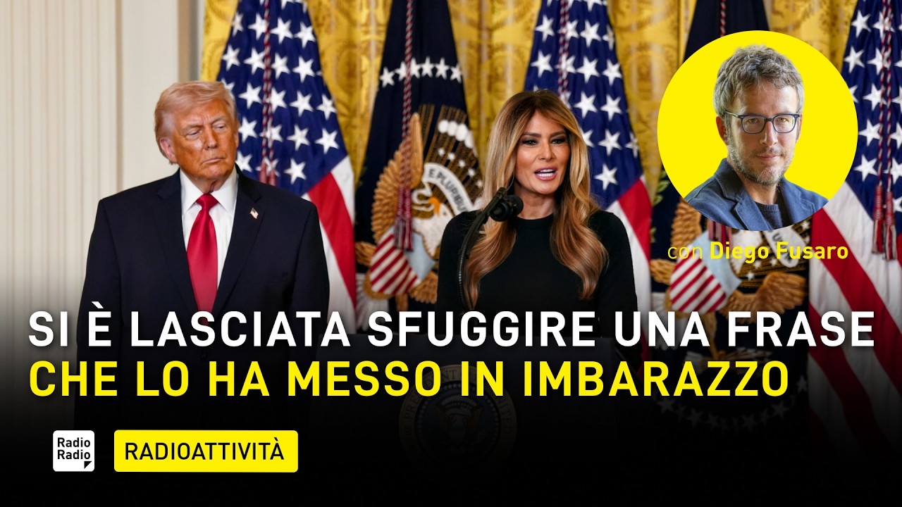 Melania TRUMP si è lasciata scappare una frase che ha MESSO IN IMBARAZZO il marito