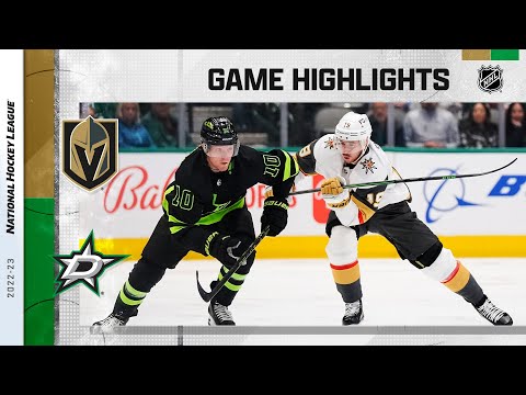 Golden Knights @ Stars 4/8 | NHL Highlights 2023
