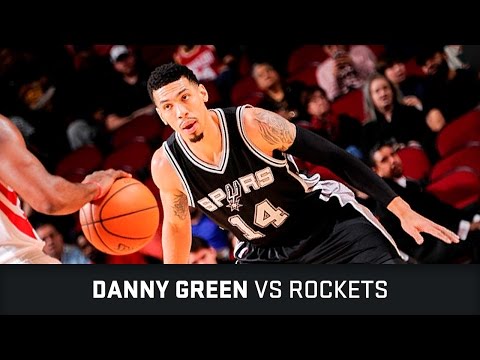 Danny Green Highlights: 12 PTS, 2 AST, 2 STL, 1 BLK, 4 Threes vs Rockets (20.12.2016)