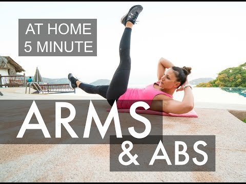 5 Minute - At Home - Arms & Abs Workout