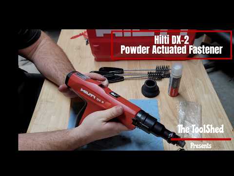 The Hilti DX-2 Powder Actuated Fastener- How to Use, Fuel, and Fully Clean.
