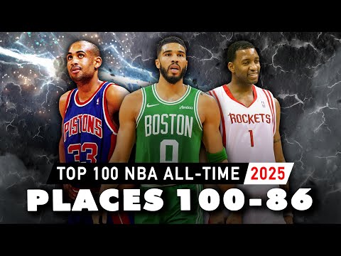 💯MY TOP 100 NBA ALL-TIME 2025 ⭢ places 100-86💯 (I didn't think I'd put Mutombo so low...)