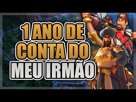 1 ANO DE CONTA DO BRIAN | VIP, COMANDANTES LENDÁRIOS E EQUIPAMENTOS - RISE OF KINGDOMS