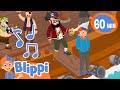 Blippi Pirate Song! | 1 Hour of BLIPPI | Educational Songs For Kids