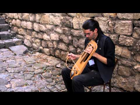 Benjamin plays the Crwth ! Enjoy this lovely ancient instrument! Medieval Video