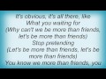 Estelle - More Than Friends Lyrics