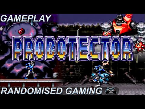 Probotector / Contra Hard Corps - Mega Drive - Gameplay [720p 60fps]
