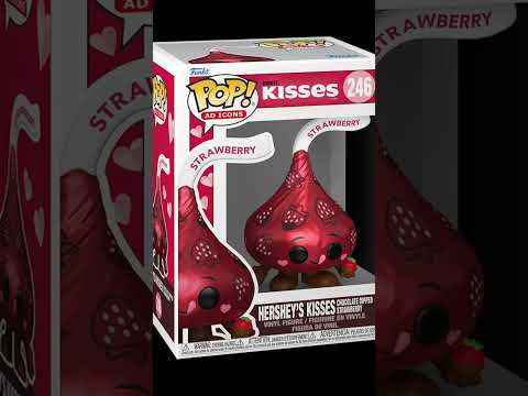POP! HERSHEY'S KISSES CHOCOLATE DIPPED STRAWBERRY & STRAWBERRY CREME HEART #funkopop #hersheys