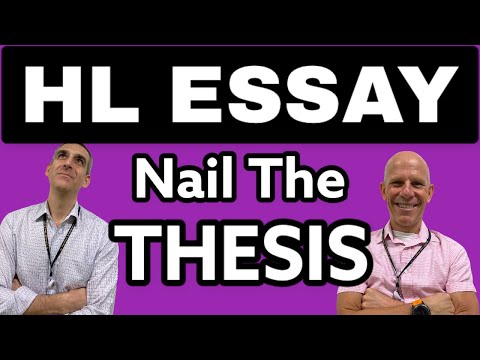 IB English: HL Essay Thesis Statements