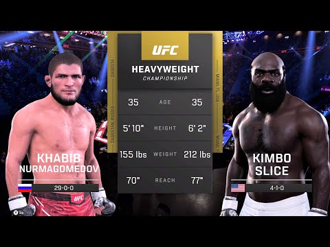 Khabib Nurmagomedov vs Kimbo Slice Full Fight - UFC 5 Fight Night