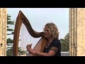 Celtic Harpist, Carol Arblaster, sings "The Fallen Abbey".