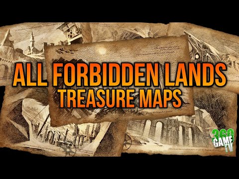 All 6 Treasure Maps Guide / Locations in Caladrias Forbidden Lands (First Map) - Atlas Fallen