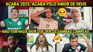 CHORO E REVOLTA - REAÇÕES dos PALMEIRENSES SURTANDO COM O CORINTHIANS CAMPEÃO E ELES NO CHEIRINHO