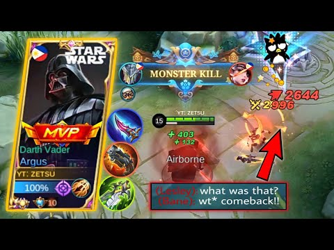 WTF DAMAGE!!! ARGUS BEST ONE SHOT BUILD 2022 | THIS IS HOW YOU DESTROY ENEMY TEAM | MOBILE LEGENDS