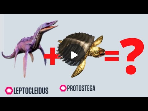 Leptostega Hybrid Reveal! Leptocleidus + Protostega | Jurassic World The Game Full HD