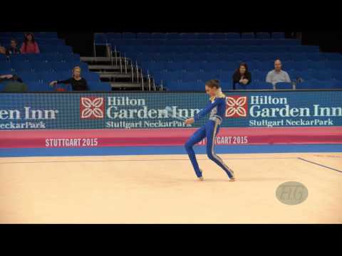 Elif Zeynep CELEP (AZE) 2015 Rhythmic Worlds - Qualifications Clubs