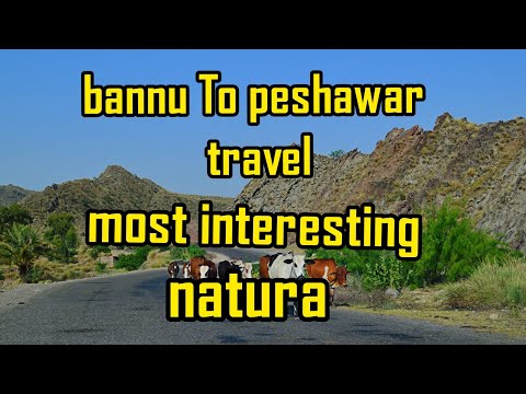 Bannu To Peshawar Travel || Most Interesting Natural Video 🤗❤ #travel