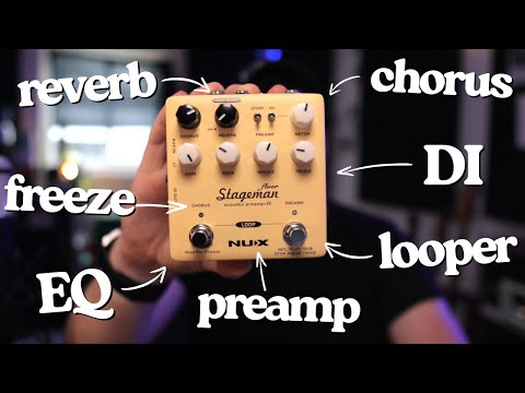 Best Budget Acoustic Preamp? | NUX Stageman Floor Review & Demo