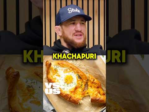 Merab Dvalishvili’s favorite Georgian food dish 🇬🇪🍽️ #VsUs #mma #ufc #ufc311