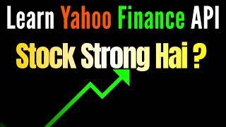 STOCK STRONG HAI? | Learn yahoo Finance API (Profitability & Financial Strength)  Part 6