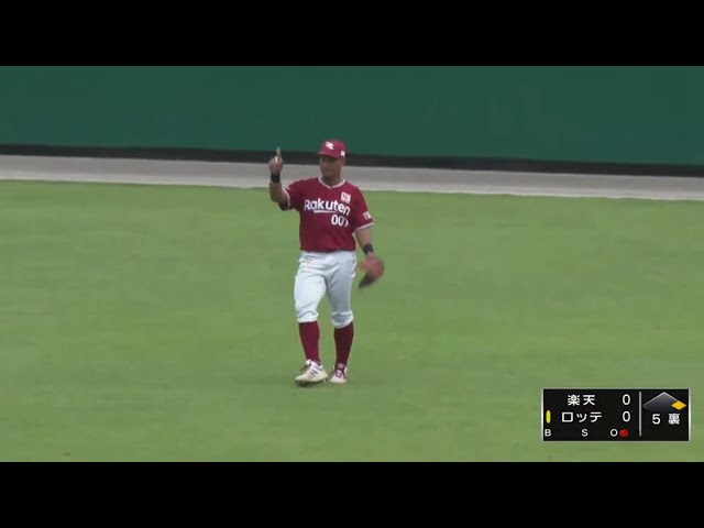 【ファーム】イーグルス・フェルナンド 好返球で進塁を阻止!! 2019/7/18 M-E(ファーム)