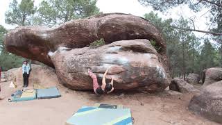 Video thumbnail of Romuscuidad, 6c. Albarracín