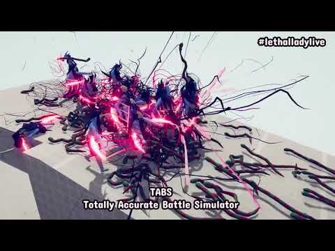 100x UNIT TABS V/S 3 SNAKE ARCHER GOD  - Totally Accurate Battle Simulator #tabs