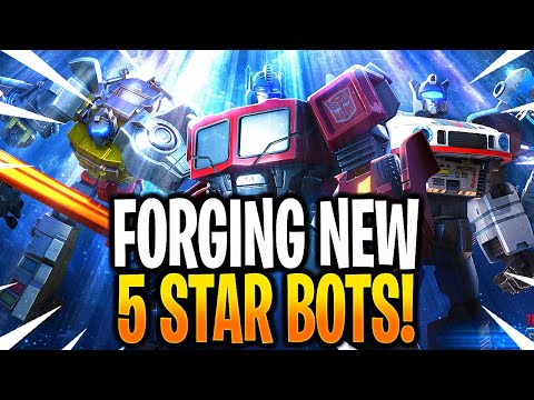 *NEW* FORGING 5 STAR BOTS! - Transformers: Forged To Fight