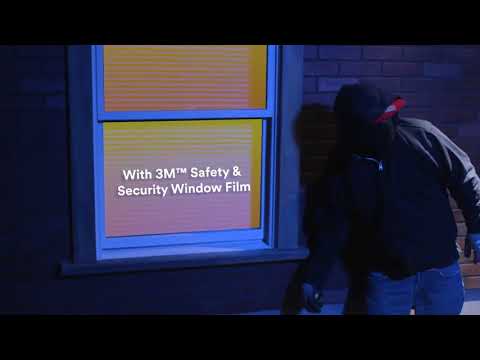 3M™ Safety & Security Window Film - Breaking & Entering Video