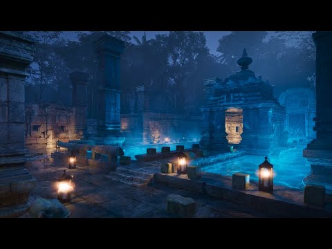 Rainlit Ruins | 2 Hours of Ancient Temple Ambience