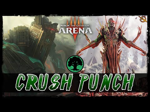 ONE HIT KNOCKOUT | MTG Arena - Mono Green Stompy Ramp Jank Combo MoM AFTERMATH Standard Deck