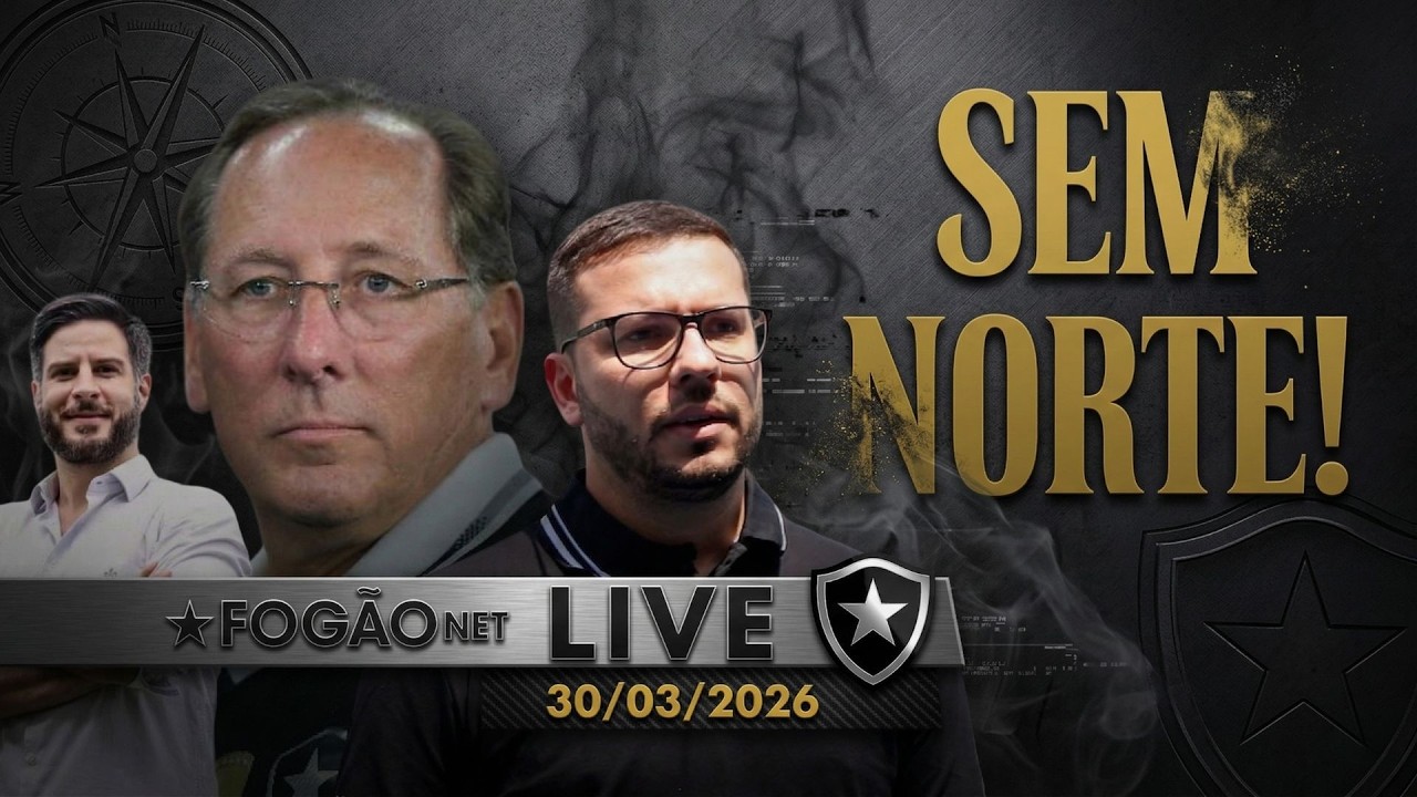 LIVE | Falta de gestão potencializa momento do Botafogo; técnico essa semana?