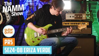 Video thumbnail for NEW PRS SE Custom 24-08 in Eriza Verde - Let's talk about it! | NAMM 2021 by GUITARGUITAR