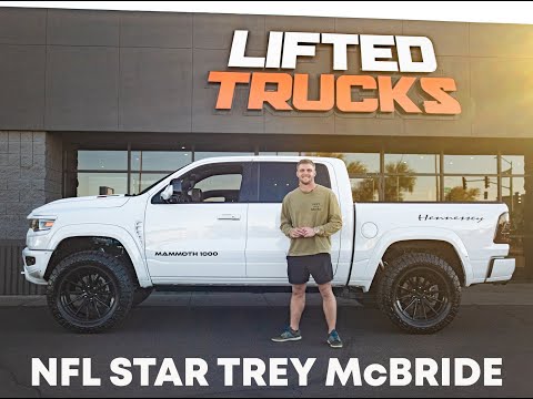 NFL Star Tight End Trey McBride Chooses Lifted Trucks