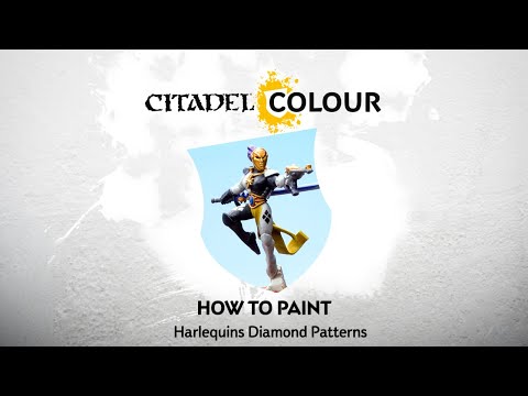 How to Paint: Harlequins Diamond Patterns